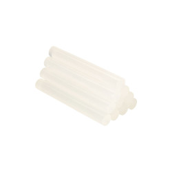 Bastão de cola quente para uso universal transparente, ø12 x 120 mm, blíster 10 unid