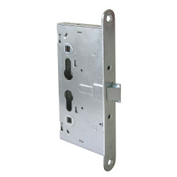 Fechadura de embutir corta fogo puxador 43000.65.0 cisa