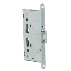 Fechadura de embutir antipanico e corta fogo puxador+alavanca quad secionado 43130.65.0 cisa