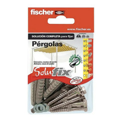 Kit fixação pergolas 568680 solufix fischer