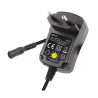 Fonte de alimentação eletrónica 12v 600mah 7,2w com seletor ajustável de 3v a 12v