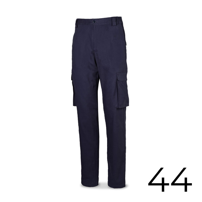 Calças strech 98% algodão 2% elastano 240g azul marinho tamanho 44 588pbsam/44