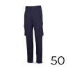 Calças strech 98% algodão 2% elastano 240g azul marinho tamanho 50 588pbsam/50