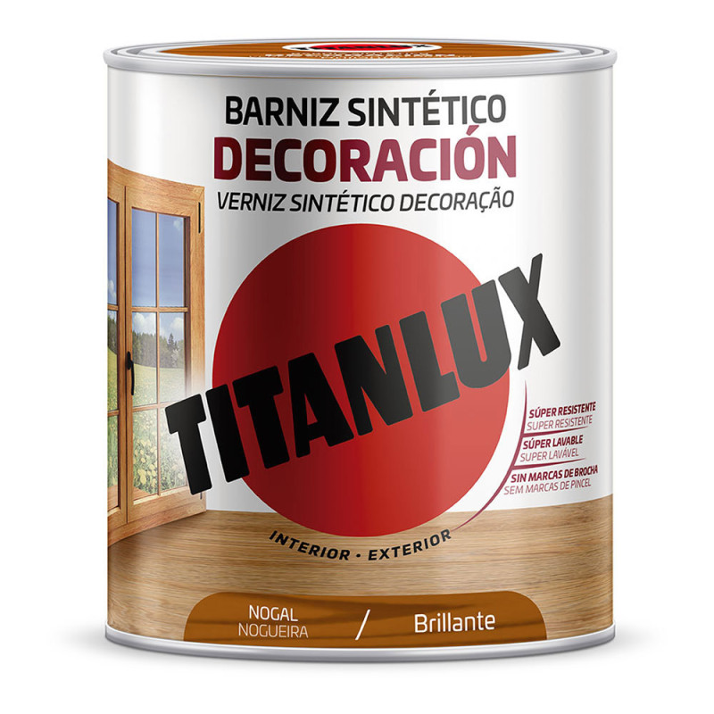 Verniz sintético decoração brilhante nogal 250 ml