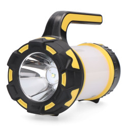 Lanterna de mão ultra leve led recarregável 4w
