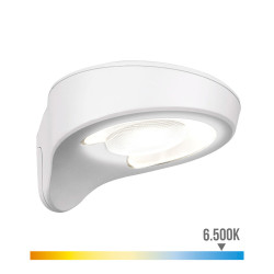 Candeeiro solar 2w 200lm 6500k com sensor cor branco edm