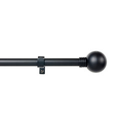 Kit metal 19mm esfera anel preto 160-300cm cintacor - storplanet