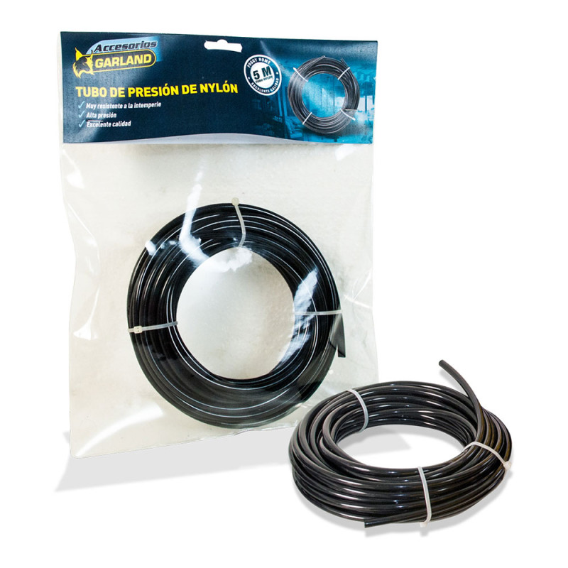 Tubo de pressão preto 1/4" 5m 71fg000002 garland