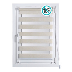 Estore de rolo cup&fix noite&dia linho 150x180cm cintacor - storplanet
