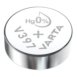 Bateria de botão sr59 - v397 varta 23mah (blíster 1 unid.) ø7,9x2,6mm