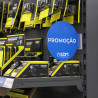 Display promoção módulo português "promoçao" edm ø20cm, contém suporte adesivo 02942