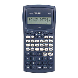 Blíster calculadora científica m240 serie 1918 azul milan