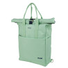 Mochila urbana com fecho superior enrolável 10 l serie 1918, verde milan