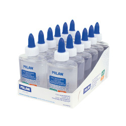 Caixa expositor com 12 tubos de cola transparente 118g milan