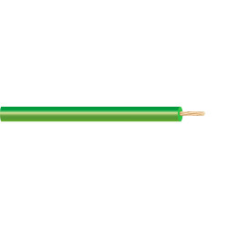 Cabo pequeno h05v-k 0,50 mm verde euro/m