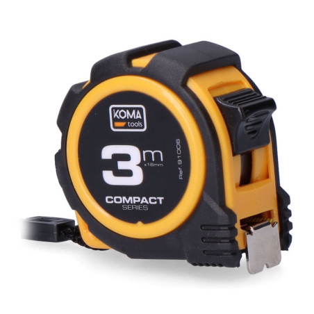 Fita métrica 3m x 16mm abs compact koma tools