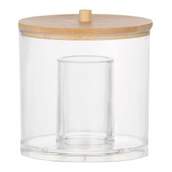 Caixa wc organizador acrílico ø9x9cm ba72111 andrea house