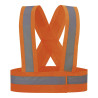 Alças de alta visibilidade cor de laranja fluor hvtora/m