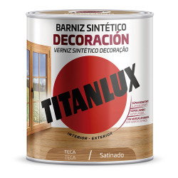 Verniz sintético decoração acetinado teca 250 ml
