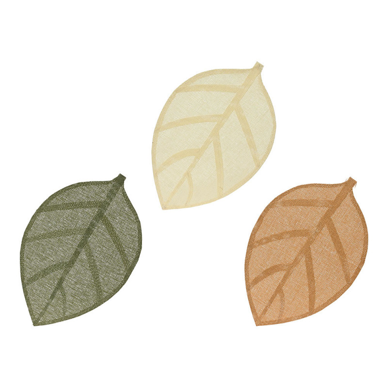 Individual modelo folha 30x46,5x0,1cm cores sortidas 806642