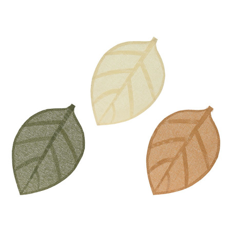 Individual modelo folha 30x46,5x0,1cm cores sortidas 806642