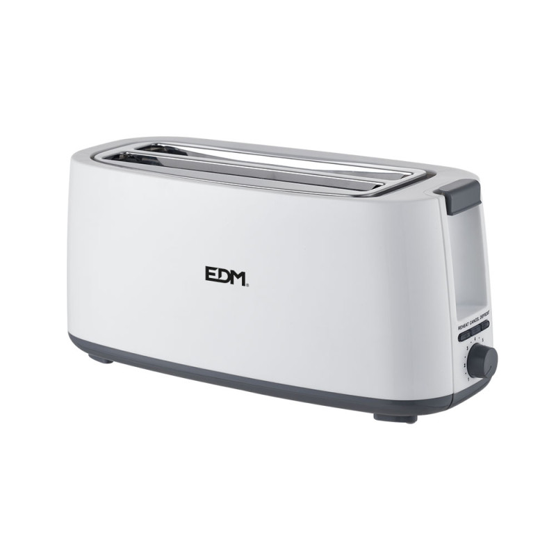 Torradeira ranhura dupla e longa white design 1400w edm