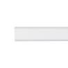 Varão armário ovalado metal branco 200cm cintacor - storplanet