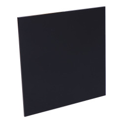 Tampa 175 x 175mm cor preto fosco para extrator 08413 ø10cm edm