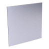 Tampa 175 x 175mm alumínio escovado cinza para extrator 08413 ø10cm edm
