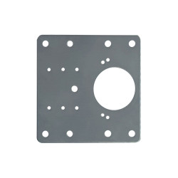 Placa para reparação dobradiça inox bc14 90x90mm 92625 micel