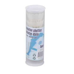 Pack 5 volante de badminton