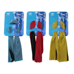 Toalha refrescante umbro cores sortidas