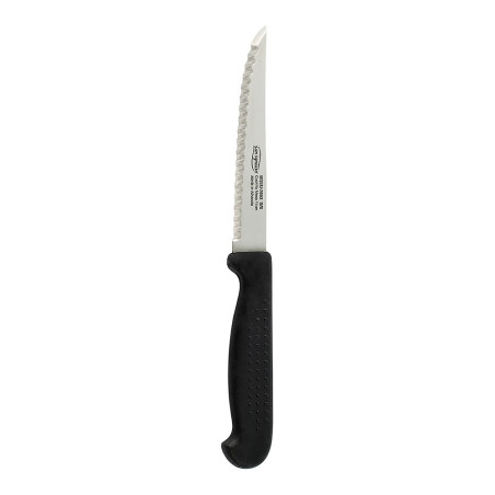 Faca de mesa serrilhada 11cm cabo pontos yeste bgeu-2653 san ignacio