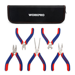 Alicate miniatura, 5 peças. workpro