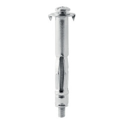 Blíster 10 unidades bucha de expansão metálica ø8x46 parafuso m4x45 5001547 rapid