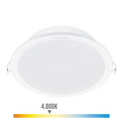 Pack 3un meson downlight cor branco, 5,5w, 550im. philips