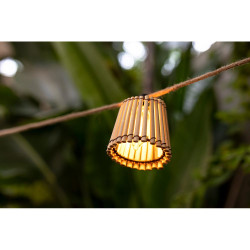 Grinalda okinawa solar + bateria 8m 10 lâmpadas new garden