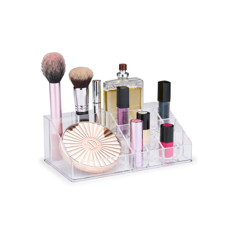 Organizador para cosméticos, 2 cores, 17 compartimentos. touch of beauty