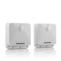 Conjunto 2 luz led única com sensor de movimento. inovagoods
