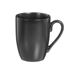 Pack 6 chávena mug de porcelana yumei 350ml preto