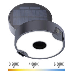 Aplique - estaca solar 4w 500lm edm