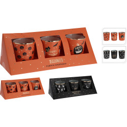 Velas aromáticas halloween, cores sortidas