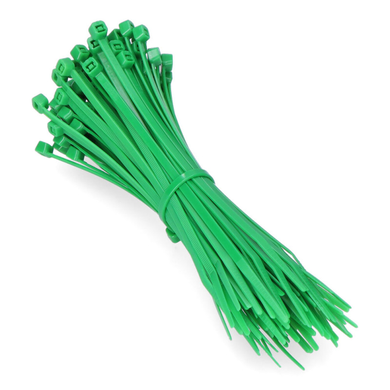 Abraçadeiras de nylon gbn 2,5 x 150 mm verde 100 uds
