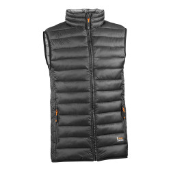 Colete acolchoado. preto. xl