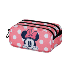 Estojo com 3 bolsos fan 2.2 minnie mouse closer. 2,5 l. karactermania