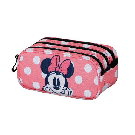 Estojo com 3 bolsos fan 2.2 minnie mouse closer. 2,5 l. karactermania