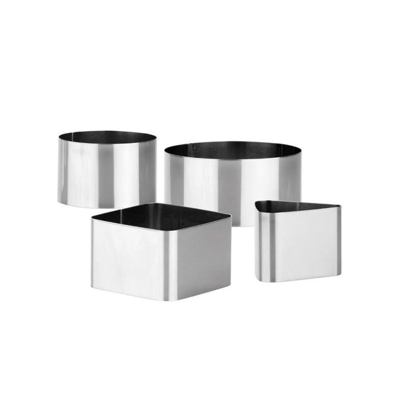 Formas de plaqueamento grandchef, 4 unidades. tescoma
