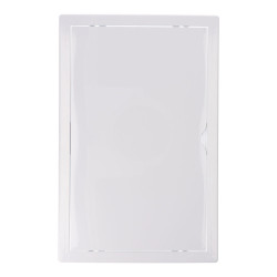 Tampa de registro rectangular de encastrar abs 25x40cm branca