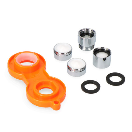 Aeradores e kit de redução de vazão para torneiras