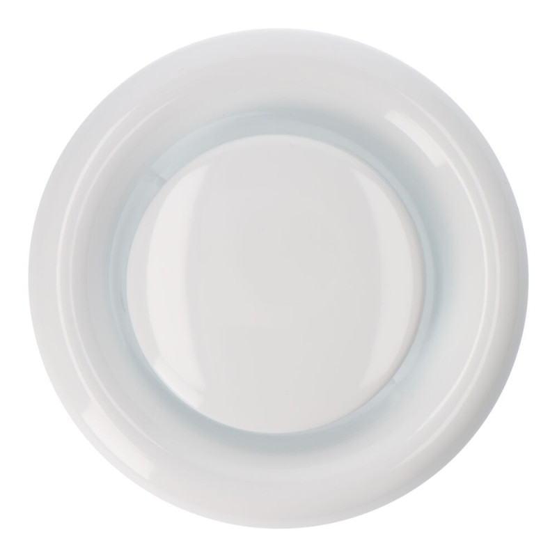 Difusor de entrada redondo ø125x47mm abs branco